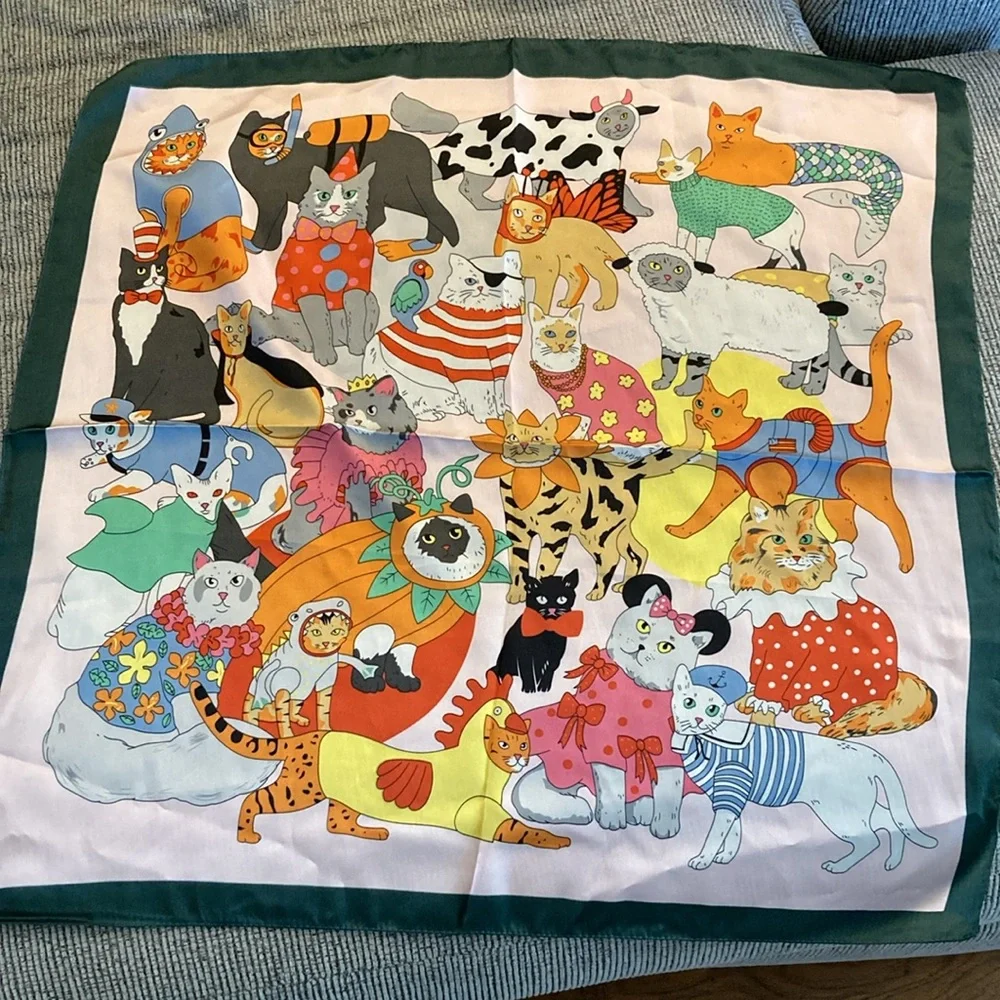 None cat scarf